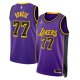 Youth Los Angeles Lakers Jordan Brand #77 Luka Doncic Purple Statement Edition Swingman Jersey
