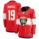 Women's #19 Matthew Tkachuk Florida Panthers Fanatics 2025 Stanley Cup Final Home Breakaway Player Red Jersey