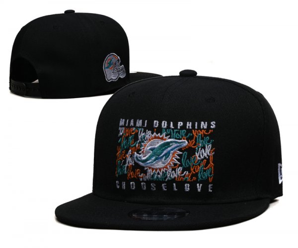 Miami Dolphins Black Cap