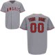 Los Angeles Angels Of Anaheim Grey Men's Customized MLB Jersey