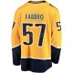 Men's Nashville Predators Dante Fabbro Fanatics Gold Replica Player Jersey