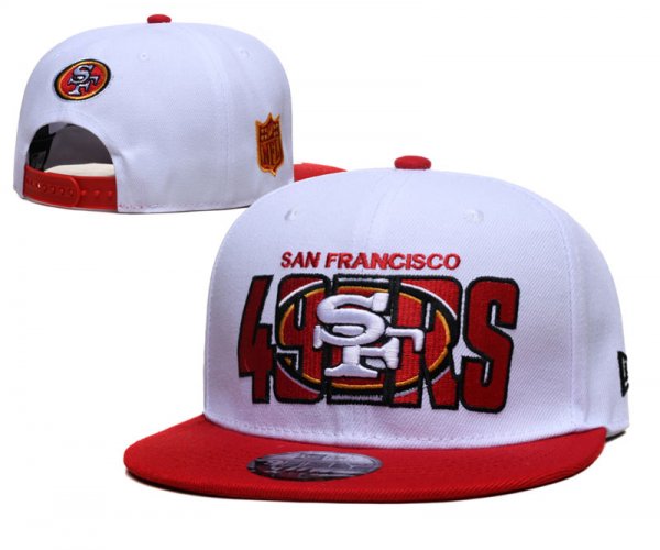 San Francisco 49ers Red and White Cap