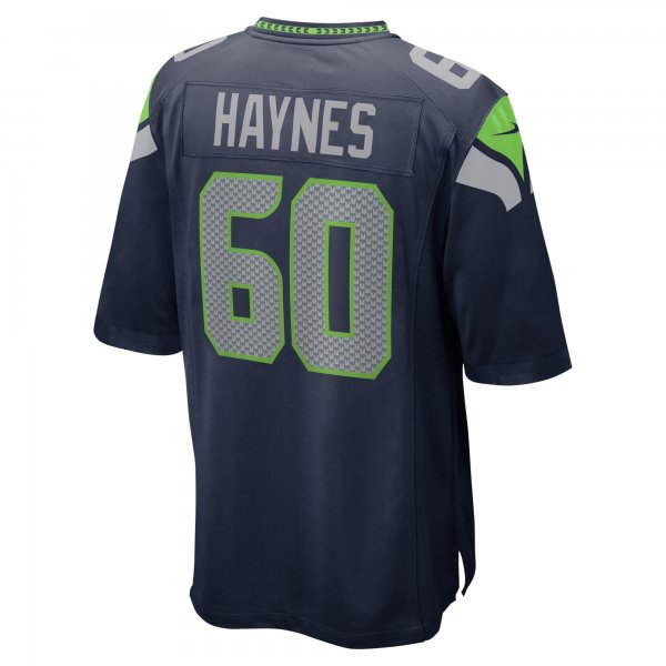 Men's Seattle Seahawks Phil Haynes Nike College Navy Game Jersey