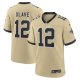 Men's New Orleans Saints #12 Chris Olave Nike Gold Gameday Golds Alternate Game Player Jersey