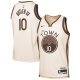 Youth Golden State Warriors #10 Jimmy Butler III Nike Tan 2025/26 City Edition Swingman Jersey