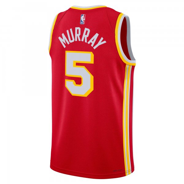 Unisex Atlanta Hawks Dejounte Murray Nike Red Swingman Jersey - Icon Edition