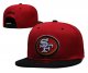 San Francisco 49ers Red and Black Cap