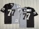 Men's Las Vegas Raiders #77 Lyle Alzado Split Mitchell & Ness Jersey