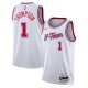 Men's Unisex Houston Rockets #1 Amen Thompson Nike White 2025/26 Swingman City Edition Jersey