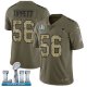 Men's Nike NFL New England Patriots #56 Andre Tippett Limited Olive/Camo 2017 Salute to Service Super Bowl LII Jersey