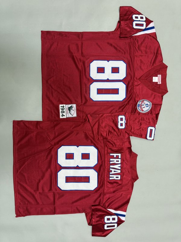 Men's New England Patriots #80 Irving Fryar Red Jersey