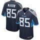 Men's Tennessee Titans Derrick Mason Nike Navy Game Retired Player Jersey