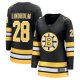 Women's Boston Bruins #28 Elias Lindholm Black Home Breakaway Player Jersey
