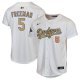 Youth #5 Freddie Freeman Los Angeles Dodgers Nike 2025 Gold Collection Limited White Jersey
