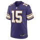 Men's Minnesota Vikings Joshua Dobbs Nike Purple Alternate Game Jersey