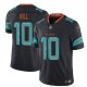 Men's Miami Dolphins #10 Tyreek Hill Black Rivalries Collection F.U.S.E. Vapor Limited Stitched Jersey