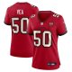 Women's Tampa Bay Buccaneers #50 Vita Vea Nike Red 50th Anniversary Game Jersey