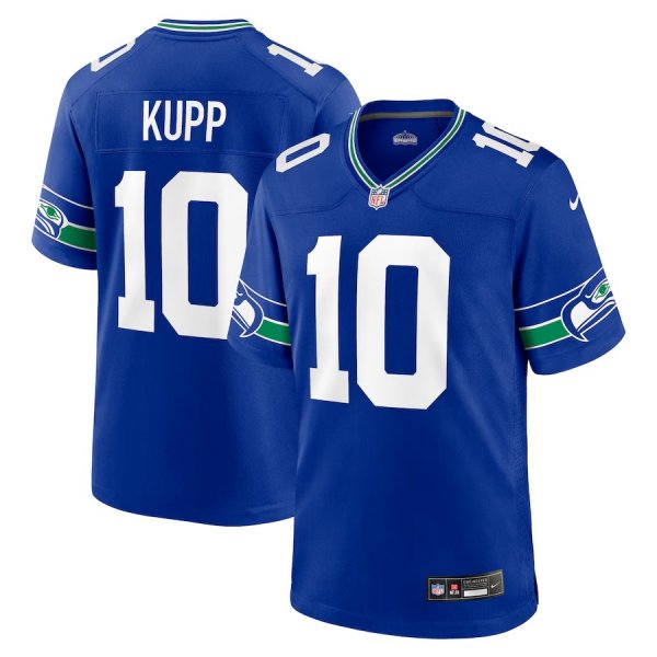 Men's Seattle Seahawks #10 Cooper Kupp Nike Royal Alternate Game Jersey