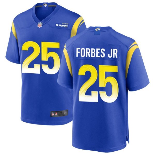 Youth Nike #25 Emmanuel Forbes Jr. Royal Los Angeles Rams Game Player Jersey