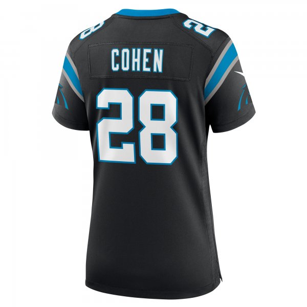 Women's Carolina Panthers Tarik Cohen Nike  Black  Game Jersey