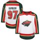 Youth Minnesota Wild #97 Kirill Kaprizov White 25th Anniversary Replica Player Jersey