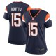 Women's Nike #15 Nik Bonitto Navy Denver Broncos Alternate Game Jersey