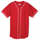 Full customized design : Adult Wicking Mesh Button Front Jersey With Braid Trim  - Design Online or Buy It Blank