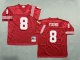 Men's #8 Steve Young San Francisco 49ers Red Jersey