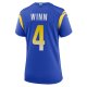 Women's Los Angeles Rams Dresser Winn Nike  Royal Team Game Jersey