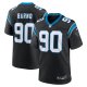 Men's Carolina Panthers Amare Barno Nike Black Team Game Jersey