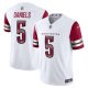 Men's Washington Commanders #5 Jayden Daniels Nike White Vapor F.U.S.E. Limited Jersey