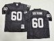 Men's Las Vegas Raiders #60 Otis Sistrunk Black Mitchell & Ness Jersey