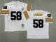 Men's Pittsburgh Steelers #58 Jack Lambert White Jersey