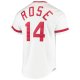 Men's Cincinnati Reds Pete Rose Mitchell & Ness White Cooperstown Collection Jersey