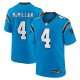 Men's Carolina Panthers #4 Tetairoa McMillan Nike Blue Alternate Game Jersey