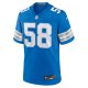 Men's Detroit Lions Penei Sewell Nike Blue Game Jersey