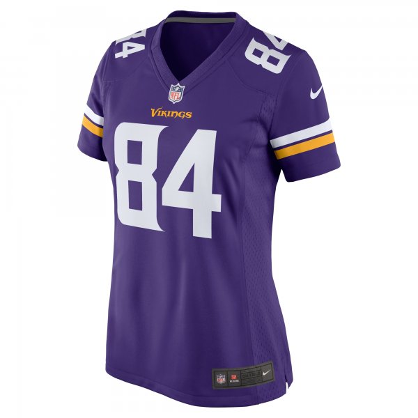 Women's Minnesota Vikings Josh Oliver Nike Purple Game Player Jersey