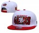 San Francisco 49ers Red and White Cap