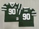 Men's New York Jets #90 Dennis Byrd Green Jersey
