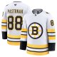 Men's Boston Bruins #88 David Pastrnak White Away Premium Player Jersey