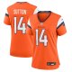 Women's Denver Broncos Courtland Sutton Nike Orange Game Jersey