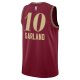 Unisex Cleveland Cavaliers Darius Garland Nike Wine 2023/24 Swingman Jersey - City Edition