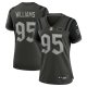 Women's #95 Quinnen Williams New York Jets Nike 2025 Rivalries Collection Game Gotham Green Jersey