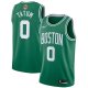 Men's Boston Celtics #0 Jayson Tatum Nike Association Edition NBA Finals Patch 2024 Swingman Green Jersey