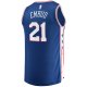 Youth Philadelphia 76ers Joel Embiid Fanatics Royal Fast Break Player Jersey - Icon Edition
