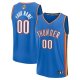Men's Oklahoma City Thunder Fanatics Blue 2025 NBA Finals Fast Break Custom Icon Edition Jersey