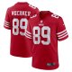 Men's San Francisco 49ers Charlie Woerner Nike  Scarlet  Game Jersey