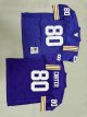 Men's #80 Cris Carter Purple Minnesota Vikings Jersey