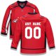 Youth Washington Capitals Fanatics Red Home Replica Custom Jersey