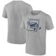Men's New York Yankees Derek Jeter Heather Gray Player Graphic T-Shirt